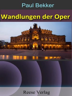 cover image of Wandlungen der Oper